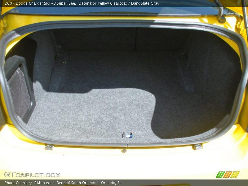 Detonator Yellow Clearcoat / Dark Slate Gray 2007 Dodge Charger SRT-8 Super Bee