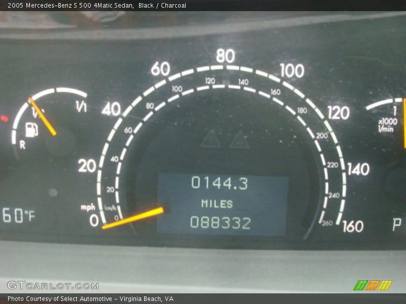 Black / Charcoal 2005 Mercedes-Benz S 500 4Matic Sedan