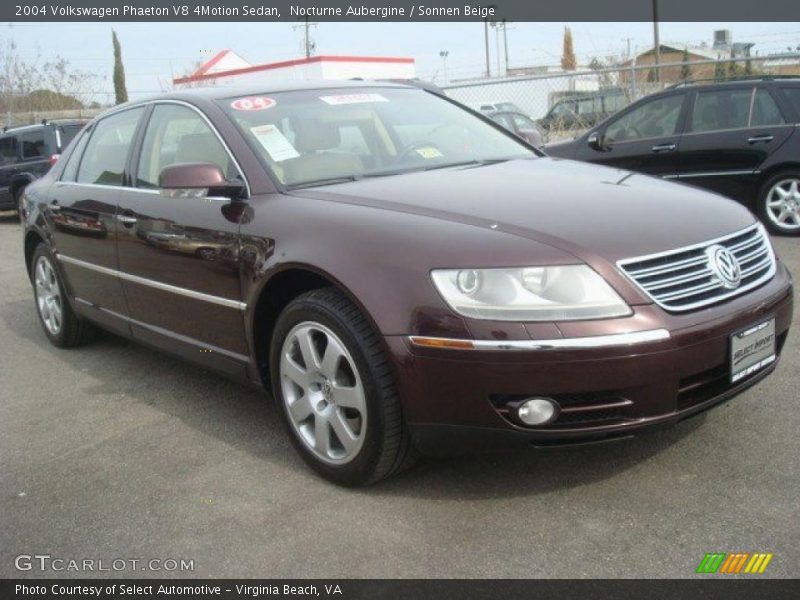 Nocturne Aubergine / Sonnen Beige 2004 Volkswagen Phaeton V8 4Motion Sedan