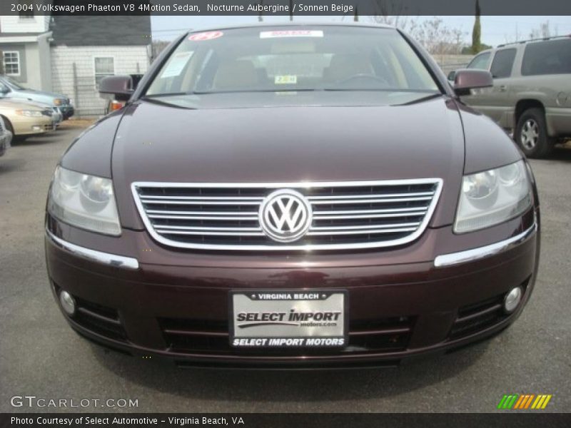 Nocturne Aubergine / Sonnen Beige 2004 Volkswagen Phaeton V8 4Motion Sedan