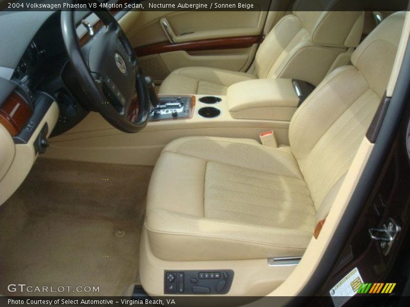  2004 Phaeton V8 4Motion Sedan Sonnen Beige Interior