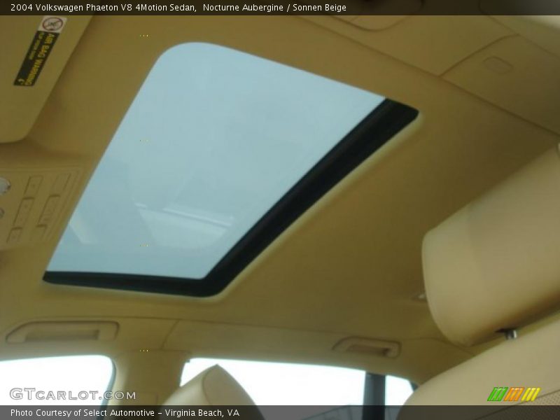 Nocturne Aubergine / Sonnen Beige 2004 Volkswagen Phaeton V8 4Motion Sedan