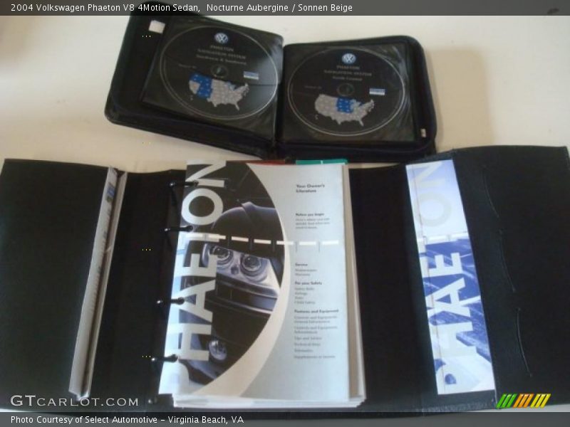 Nocturne Aubergine / Sonnen Beige 2004 Volkswagen Phaeton V8 4Motion Sedan