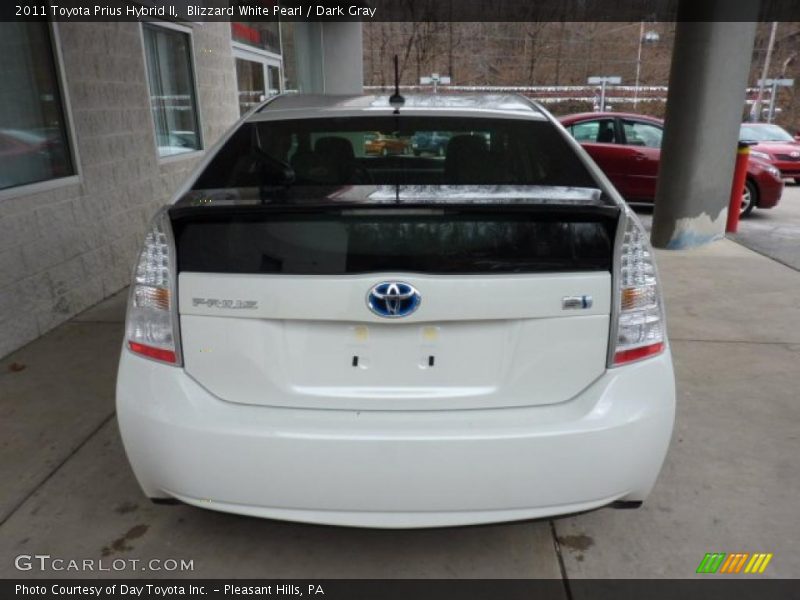 Blizzard White Pearl / Dark Gray 2011 Toyota Prius Hybrid II