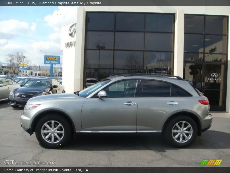 Diamond Graphite Metallic / Graphite 2008 Infiniti FX 35