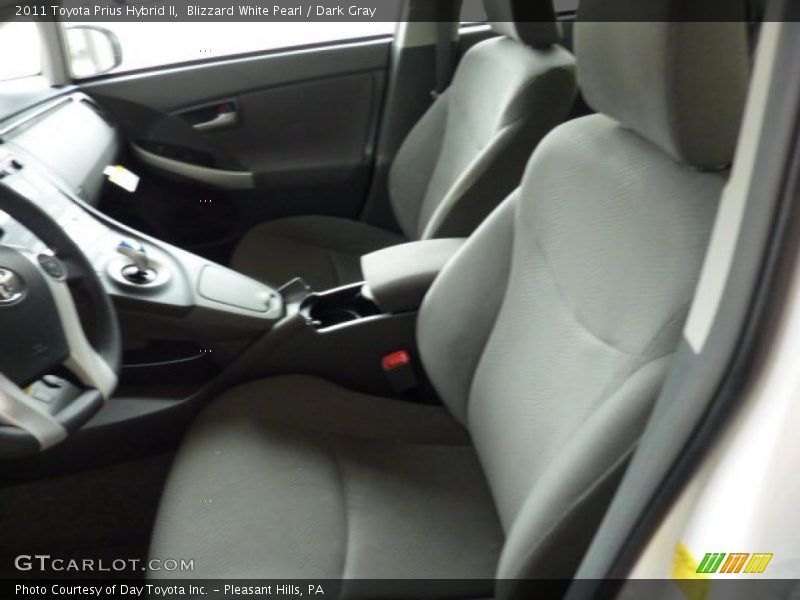 Blizzard White Pearl / Dark Gray 2011 Toyota Prius Hybrid II
