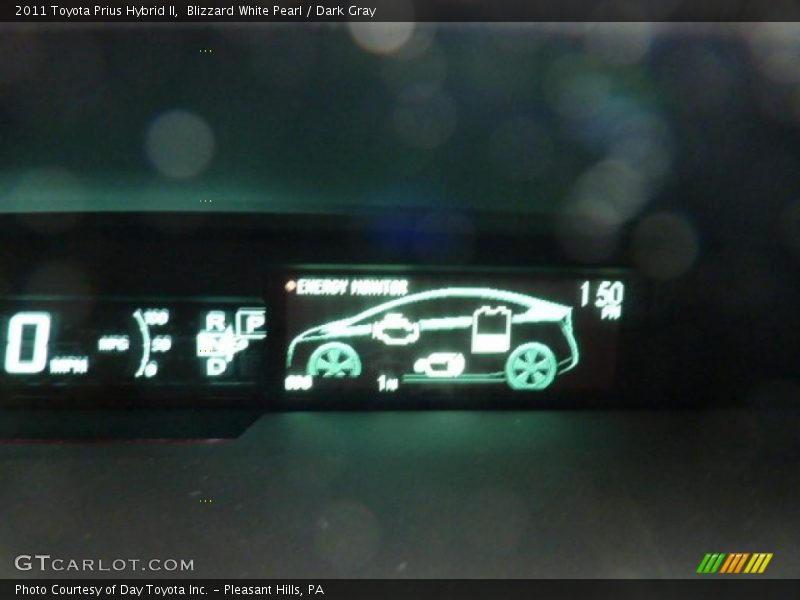 Blizzard White Pearl / Dark Gray 2011 Toyota Prius Hybrid II