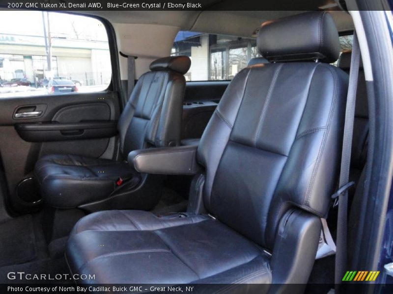 Blue-Green Crystal / Ebony Black 2007 GMC Yukon XL Denali AWD