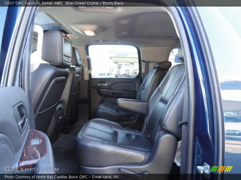 Blue-Green Crystal / Ebony Black 2007 GMC Yukon XL Denali AWD
