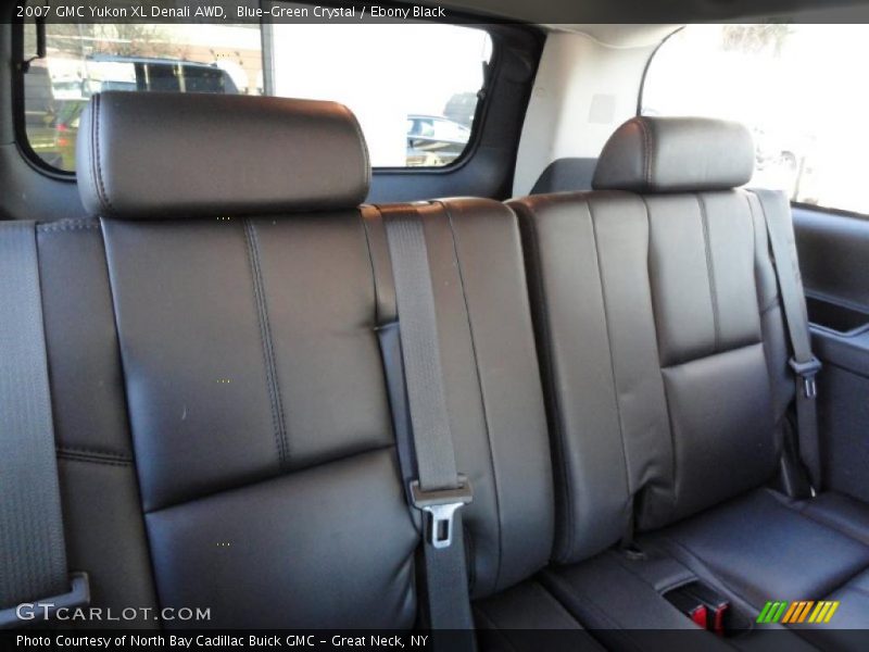 Blue-Green Crystal / Ebony Black 2007 GMC Yukon XL Denali AWD