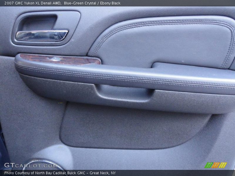 Blue-Green Crystal / Ebony Black 2007 GMC Yukon XL Denali AWD