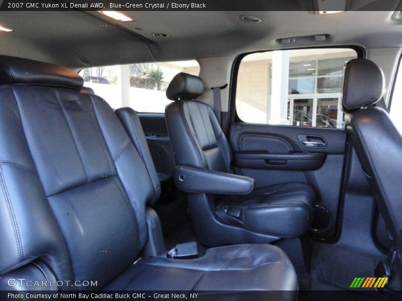 Blue-Green Crystal / Ebony Black 2007 GMC Yukon XL Denali AWD