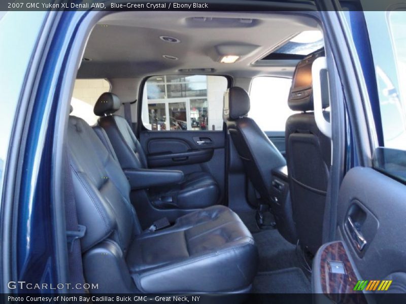 Blue-Green Crystal / Ebony Black 2007 GMC Yukon XL Denali AWD