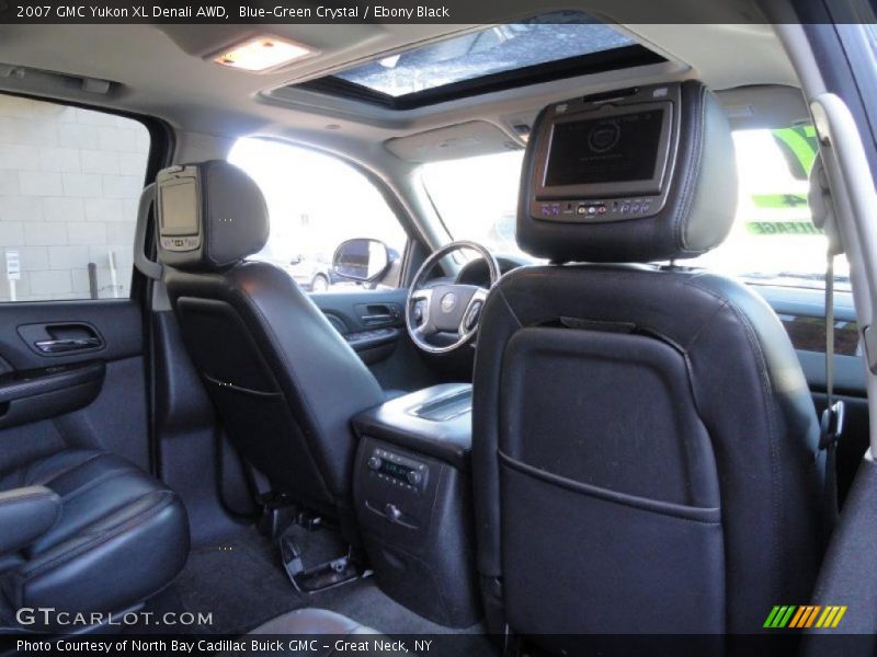 Blue-Green Crystal / Ebony Black 2007 GMC Yukon XL Denali AWD