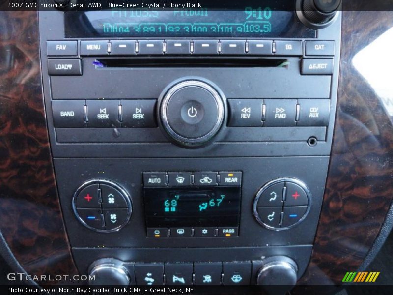 Blue-Green Crystal / Ebony Black 2007 GMC Yukon XL Denali AWD
