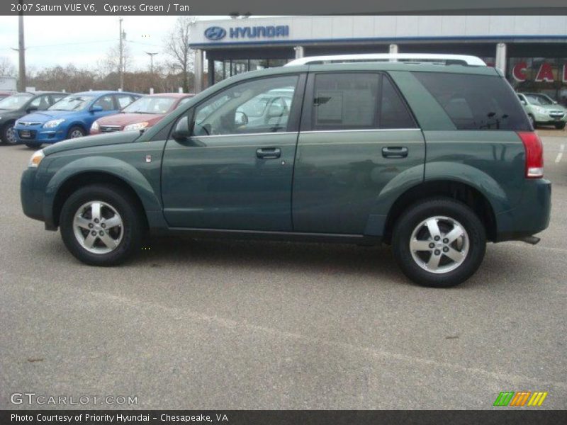 Cypress Green / Tan 2007 Saturn VUE V6