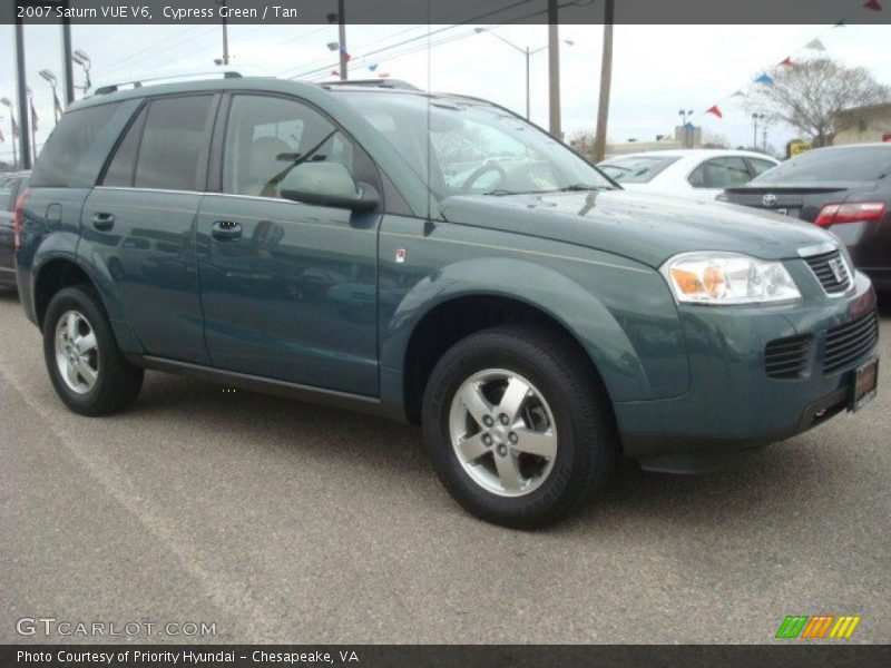 Cypress Green / Tan 2007 Saturn VUE V6
