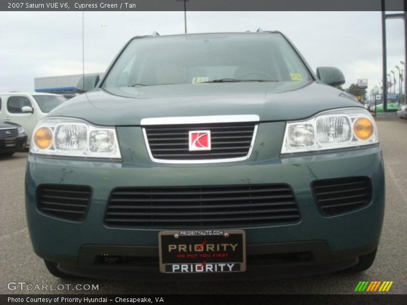 Cypress Green / Tan 2007 Saturn VUE V6