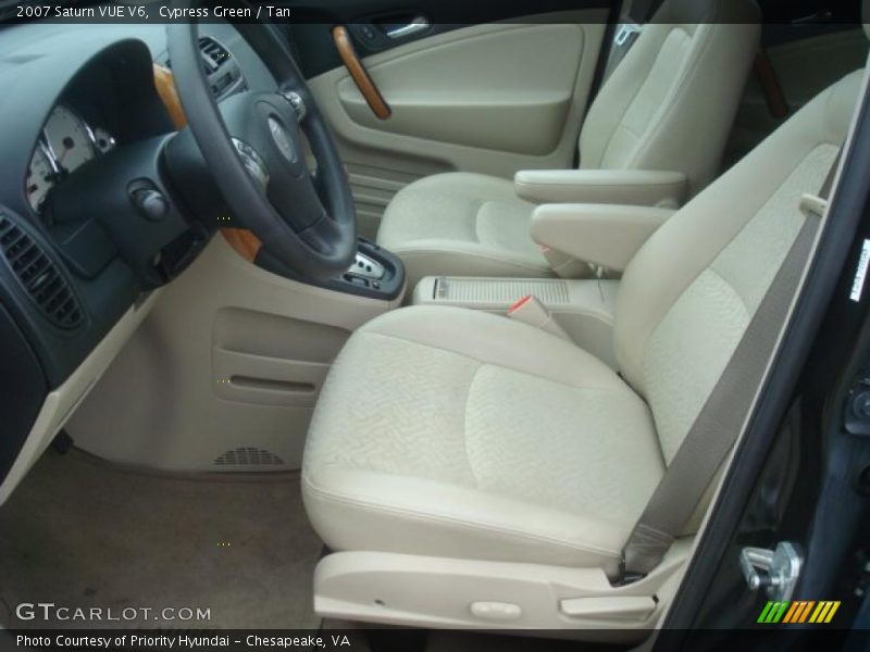 Cypress Green / Tan 2007 Saturn VUE V6