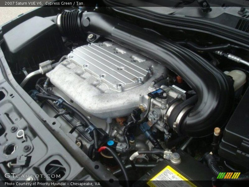 Cypress Green / Tan 2007 Saturn VUE V6