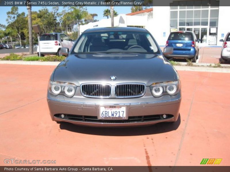 Sterling Grey Metallic / Basalt Grey/Flannel Grey 2005 BMW 7 Series 745Li Sedan