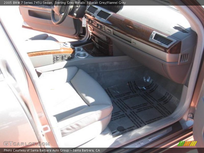 Sterling Grey Metallic / Basalt Grey/Flannel Grey 2005 BMW 7 Series 745Li Sedan