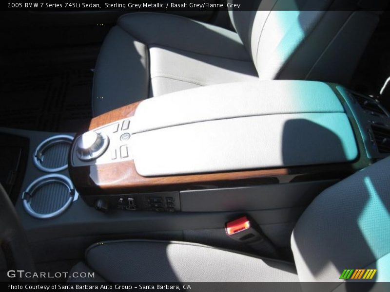 Sterling Grey Metallic / Basalt Grey/Flannel Grey 2005 BMW 7 Series 745Li Sedan