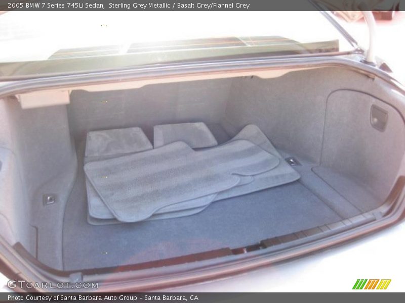 Sterling Grey Metallic / Basalt Grey/Flannel Grey 2005 BMW 7 Series 745Li Sedan