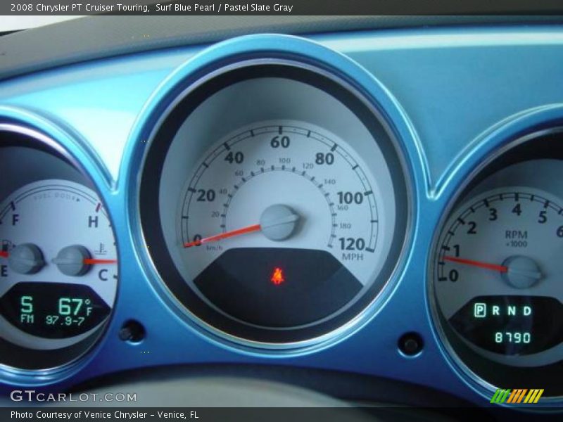 Surf Blue Pearl / Pastel Slate Gray 2008 Chrysler PT Cruiser Touring