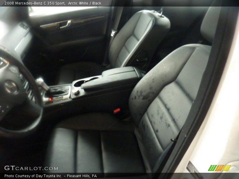 Arctic White / Black 2008 Mercedes-Benz C 350 Sport