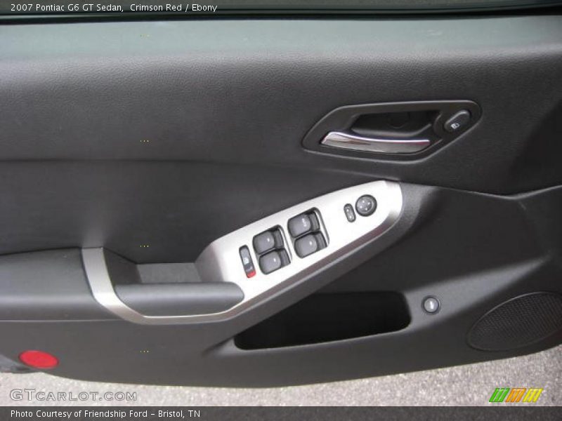 Crimson Red / Ebony 2007 Pontiac G6 GT Sedan