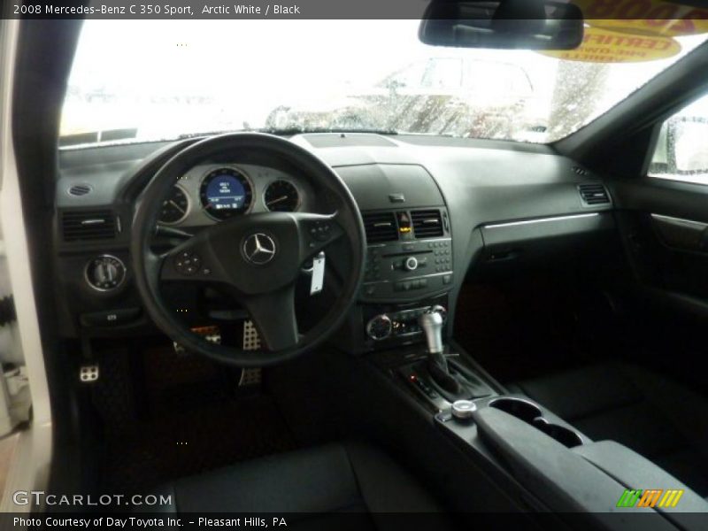 Arctic White / Black 2008 Mercedes-Benz C 350 Sport