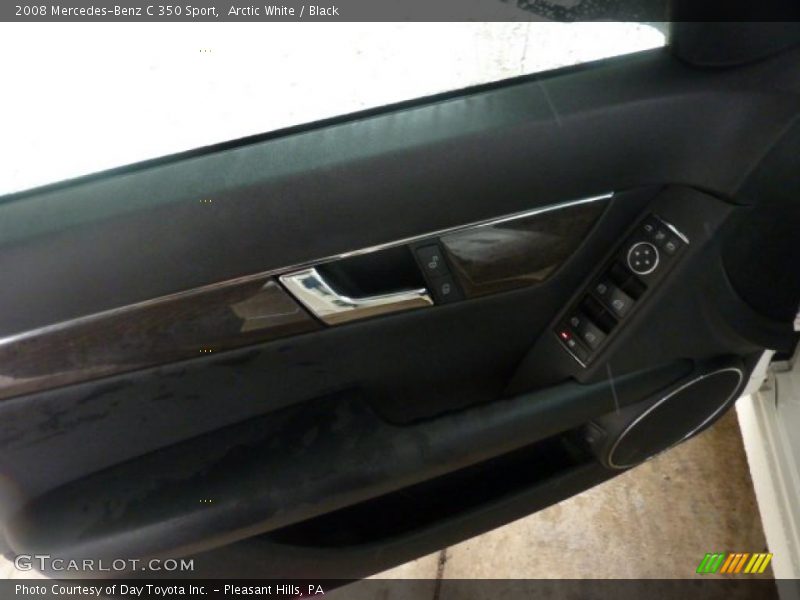 Arctic White / Black 2008 Mercedes-Benz C 350 Sport