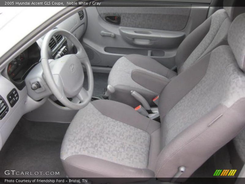  2005 Accent GLS Coupe Gray Interior
