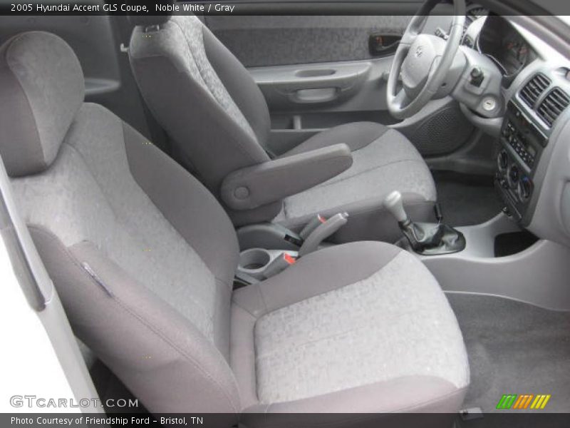  2005 Accent GLS Coupe Gray Interior