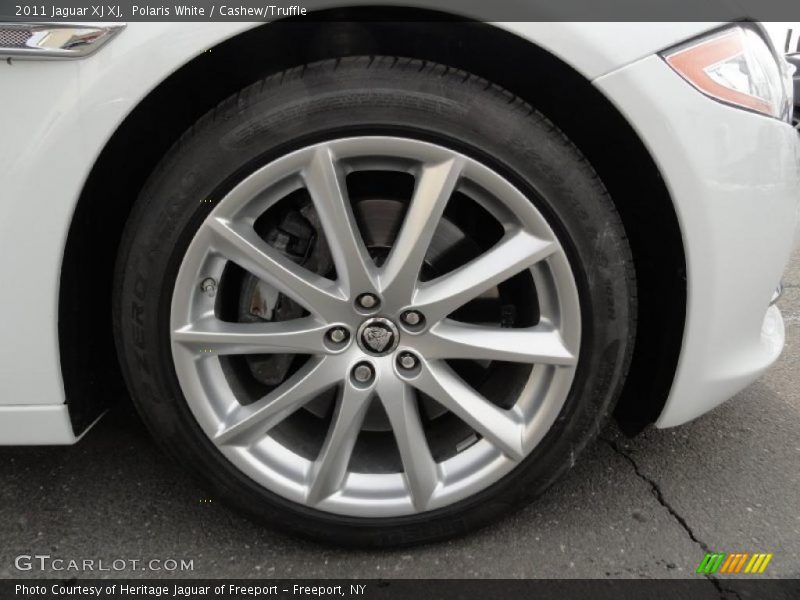 Polaris White / Cashew/Truffle 2011 Jaguar XJ XJ