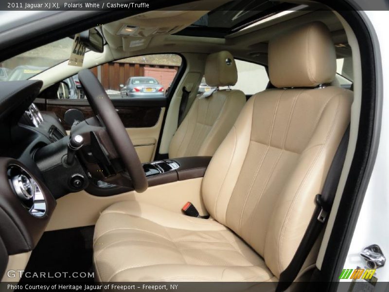 Polaris White / Cashew/Truffle 2011 Jaguar XJ XJ