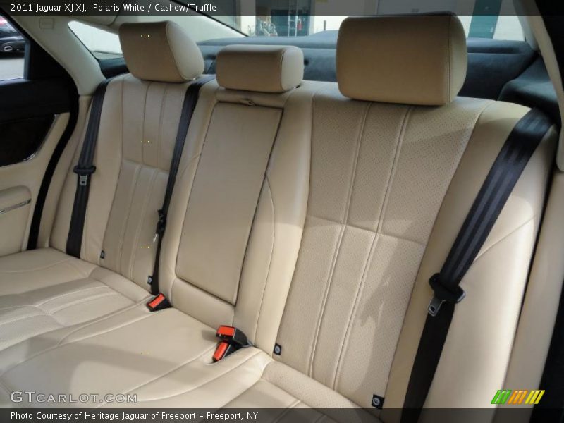 Polaris White / Cashew/Truffle 2011 Jaguar XJ XJ