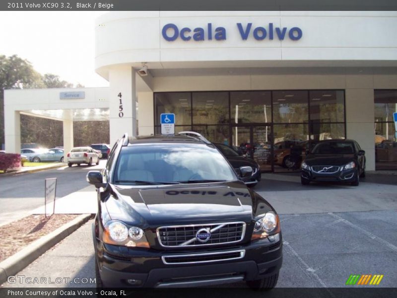Black / Beige 2011 Volvo XC90 3.2