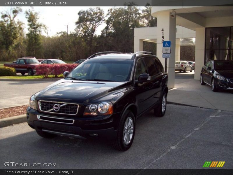Black / Beige 2011 Volvo XC90 3.2
