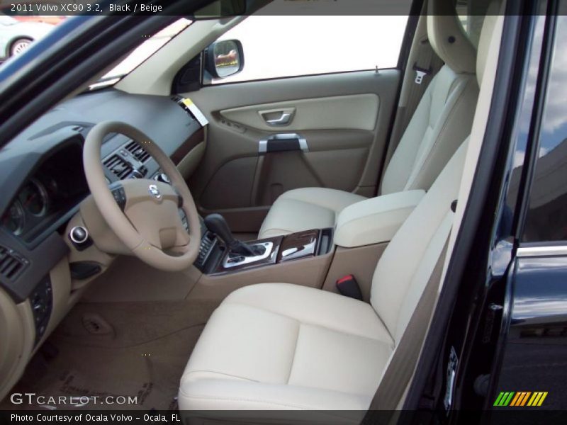 Black / Beige 2011 Volvo XC90 3.2