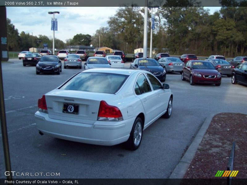 Ice White / Taupe 2008 Volvo S60 2.5T