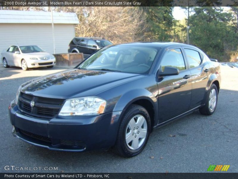 Modern Blue Pearl / Dark Slate Gray/Light Slate Gray 2008 Dodge Avenger SE