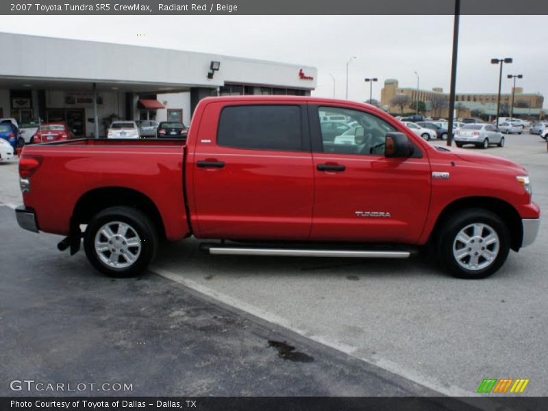 Radiant Red / Beige 2007 Toyota Tundra SR5 CrewMax