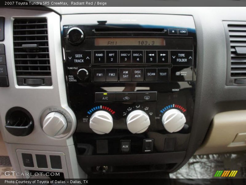 Radiant Red / Beige 2007 Toyota Tundra SR5 CrewMax