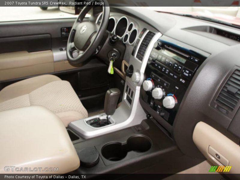 Radiant Red / Beige 2007 Toyota Tundra SR5 CrewMax