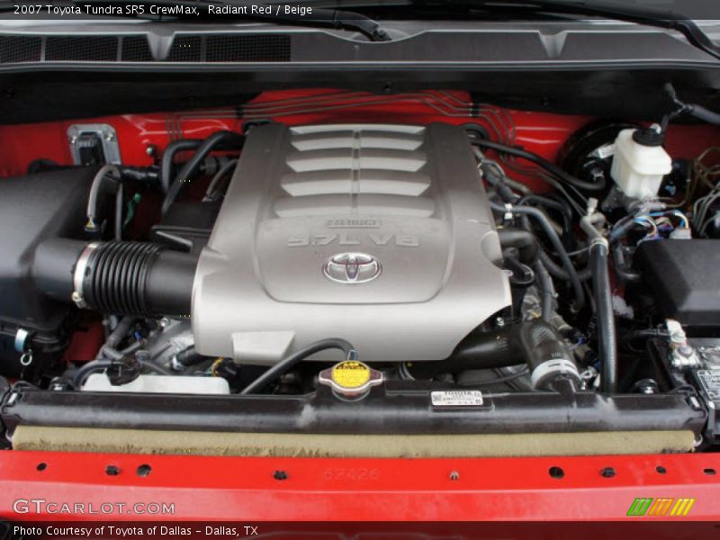 Radiant Red / Beige 2007 Toyota Tundra SR5 CrewMax
