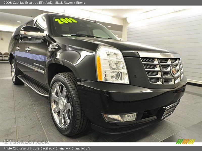 Black Raven / Ebony 2008 Cadillac Escalade ESV AWD