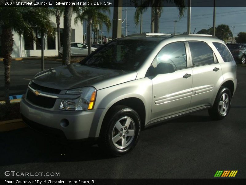 Silverstone Metallic / Dark Gray 2007 Chevrolet Equinox LS