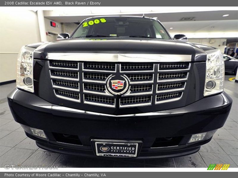 Black Raven / Ebony 2008 Cadillac Escalade ESV AWD